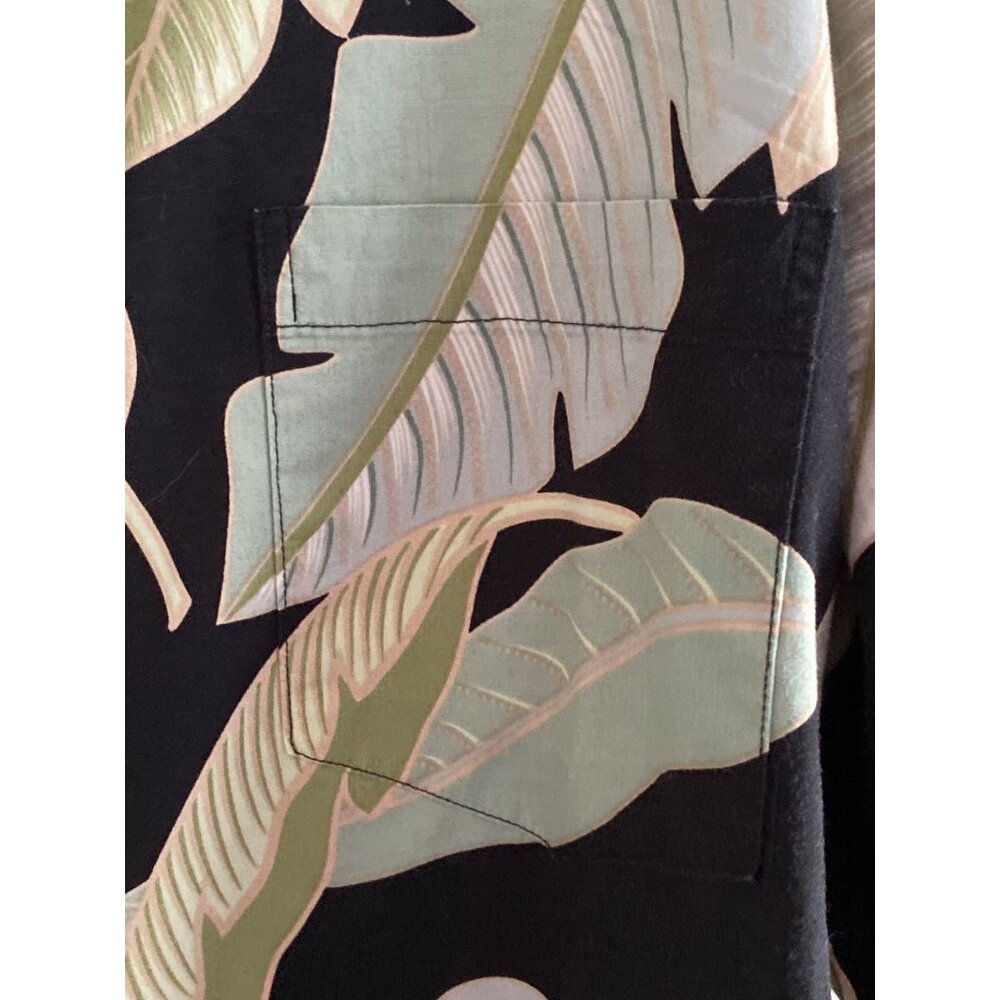 VTG Tori Richard Honolulu Hawaii Shirt Button Down Tropical Palm Leaf  Pocket Me - Picture 3 of 7
